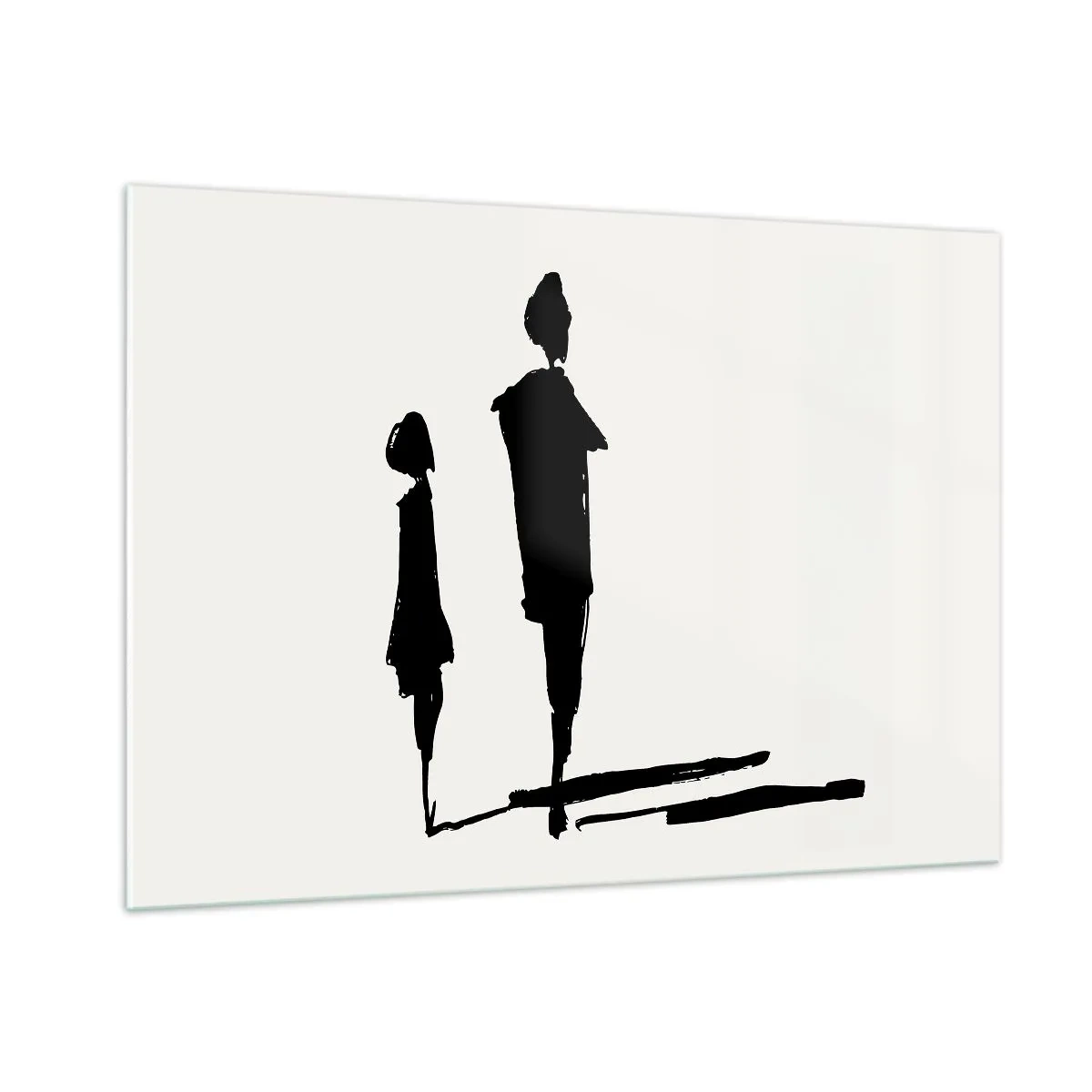 Quadro em vidro - Certeza que juntos? - 100x70 cm