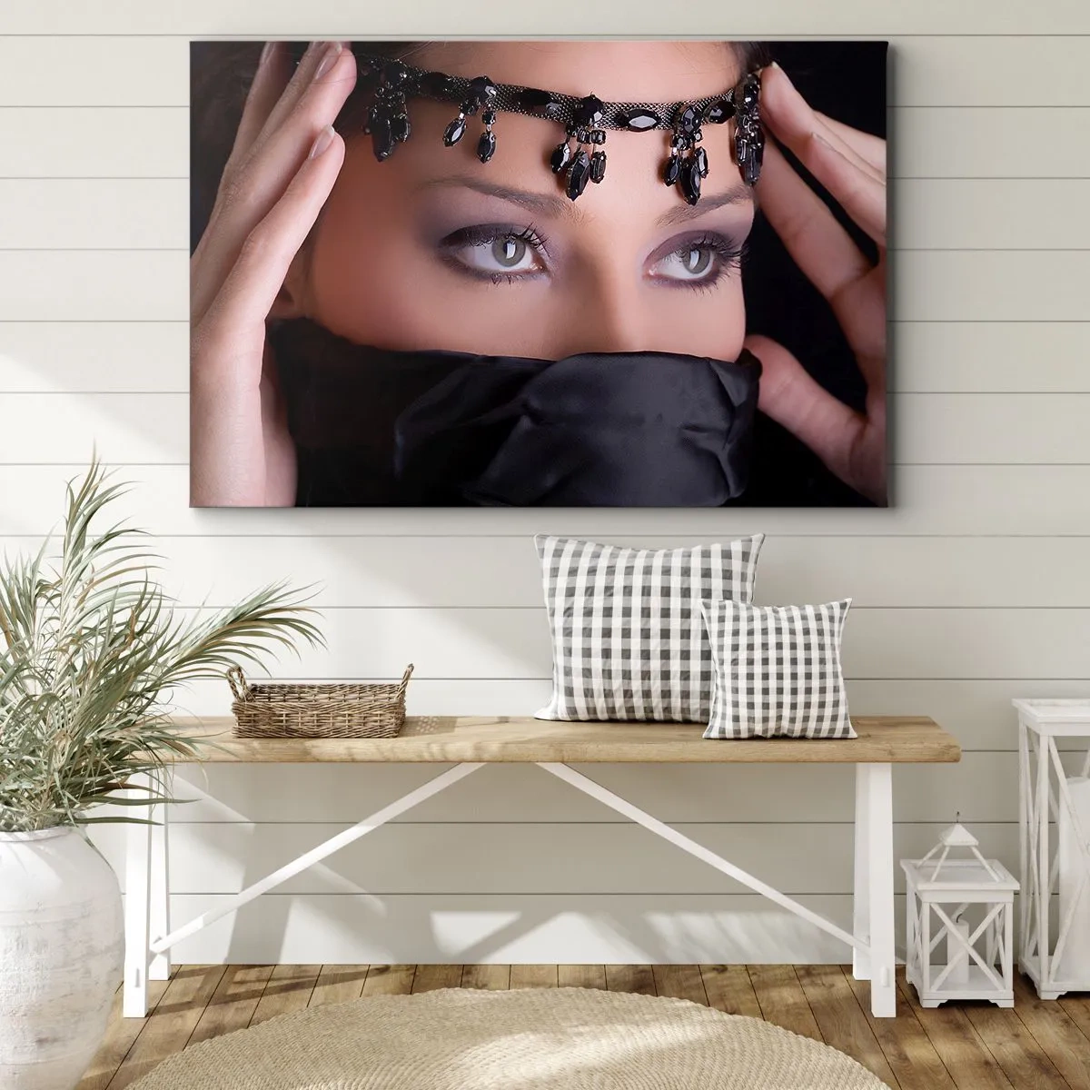 Quadro em tela - Mistério tentador do oriente - 100x70 cm