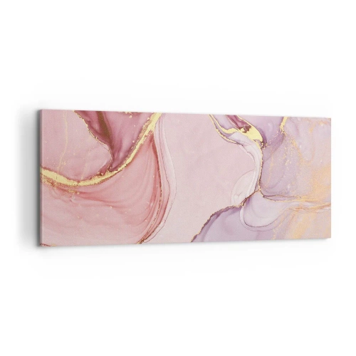 Quadro em tela - Carícia das cores - 100x40 cm