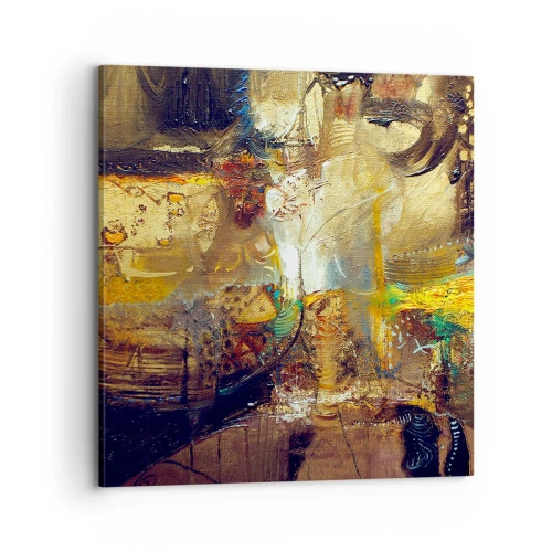 Quadro em tela - Frio, mais quente, quente - 70x70 cm