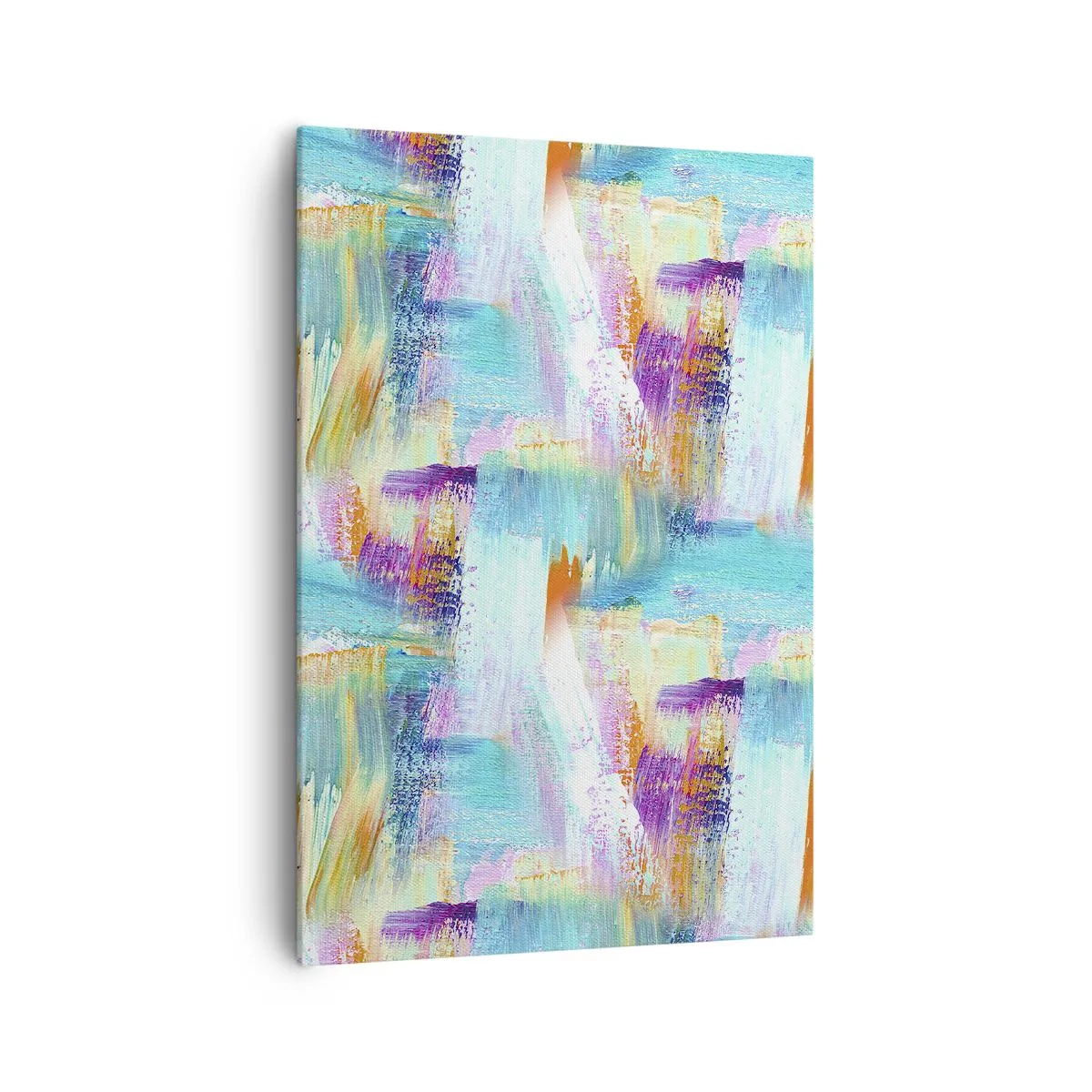 Quadro em tela - Uma alegre coposição de camadas - 70x100 cm
