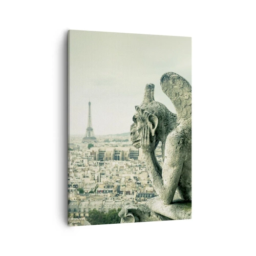Quadro em tela - Conversas parisienses - 50x70 cm