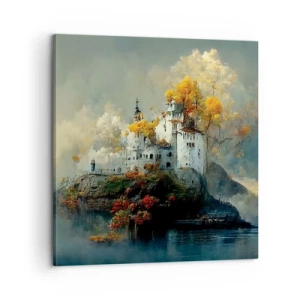 Quadro em tela - O começo de uma história romântica - 60x60 cm
