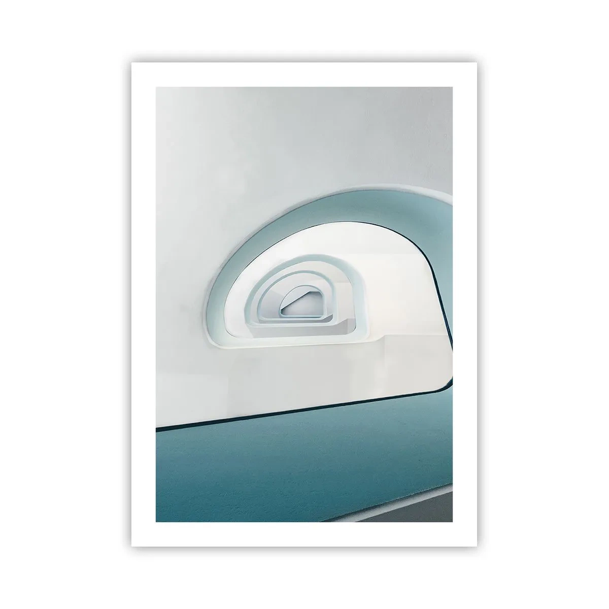 Pôster - Para o fundo do azul - 50x70 cm