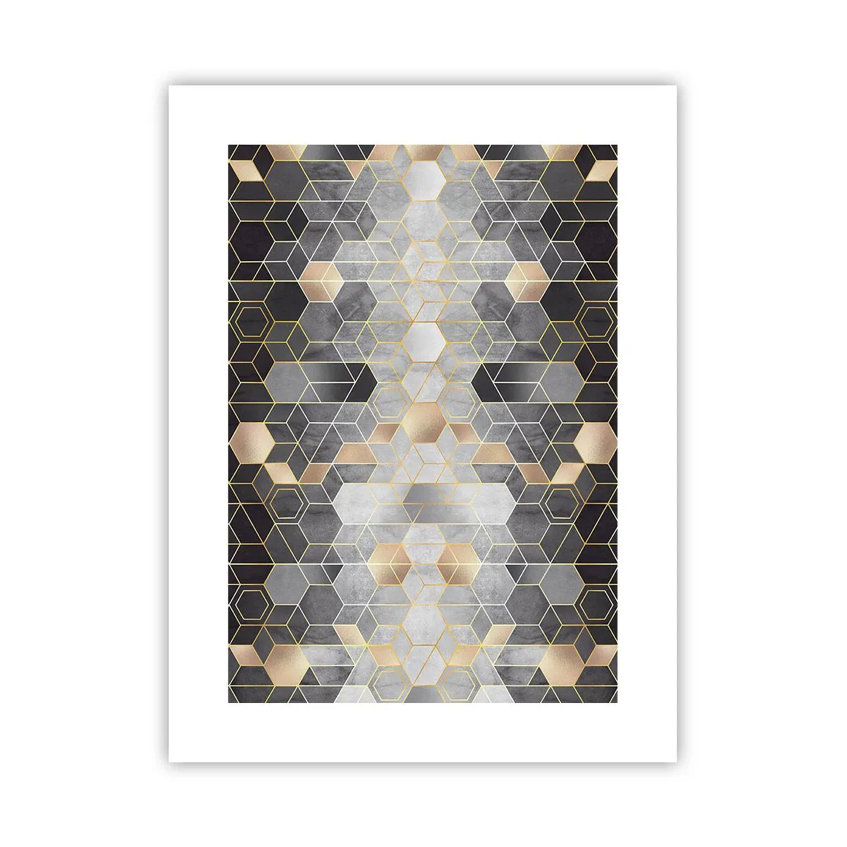 Pôster - Composição do diamante - 30x40 cm