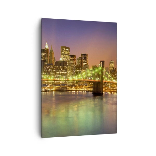 Quadro em tela - Aqui a luz nunca se apaga - 50x70 cm