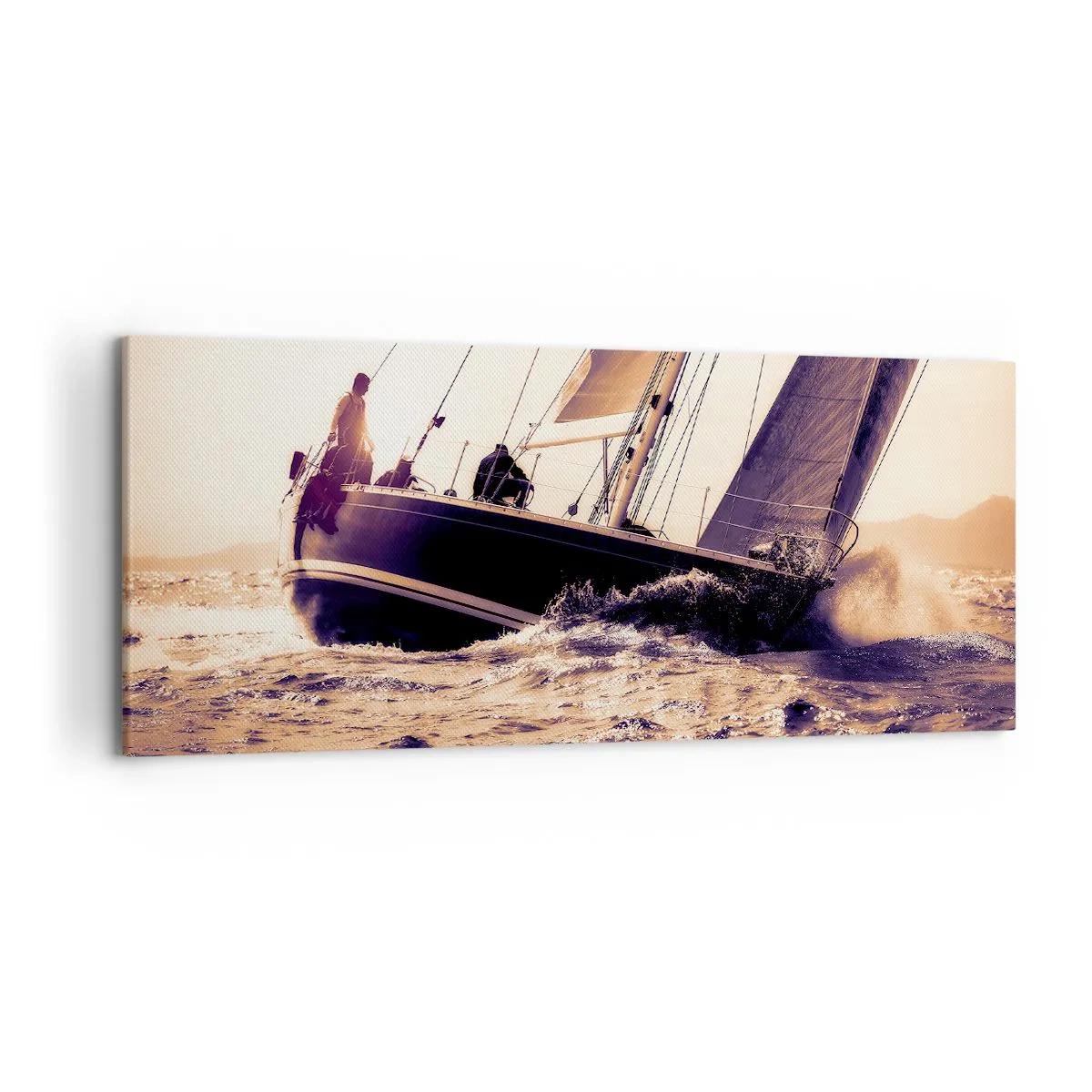 Quadro em tela - A velejar, marujo - 120x50 cm