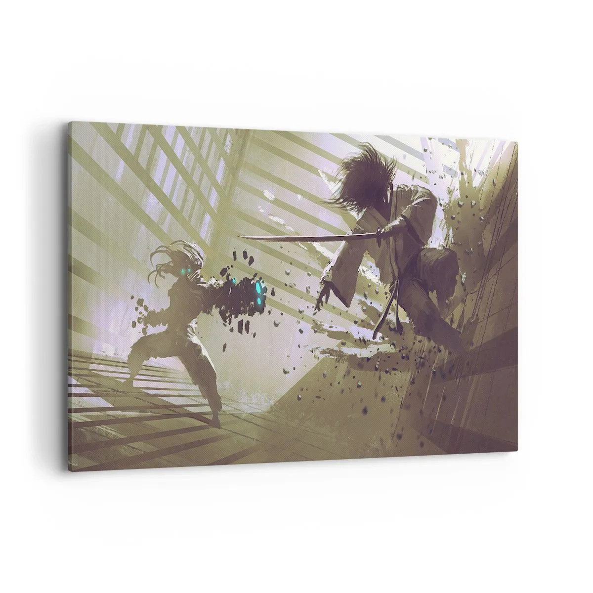 Quadro em tela - Você também pode ser um samurai - 120x80 cm