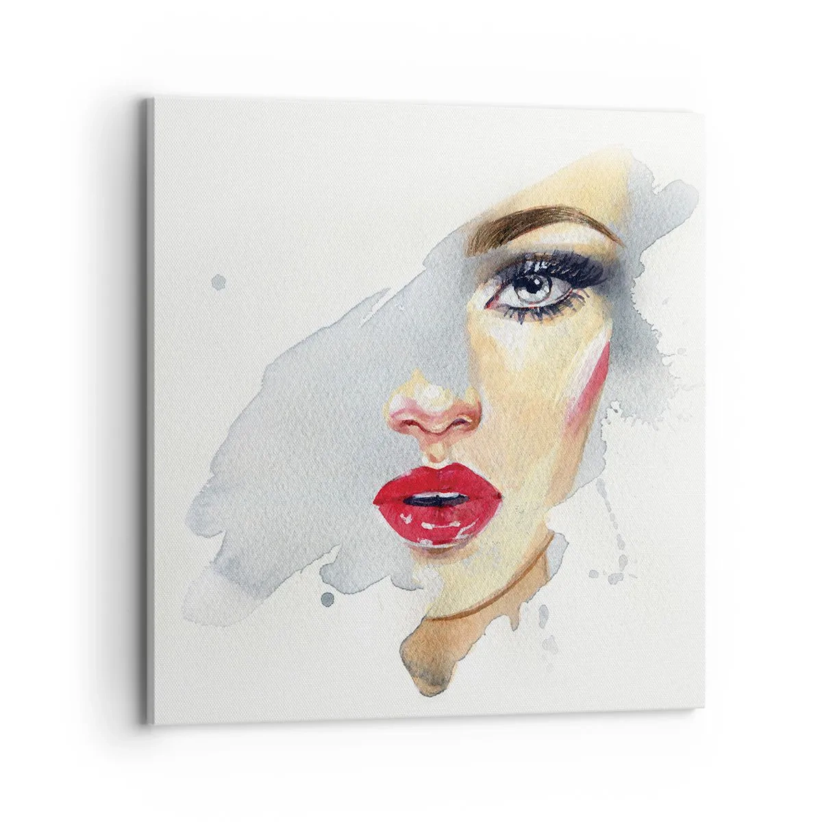 Quadro em tela - Reflexão numa gota de água - 70x70 cm