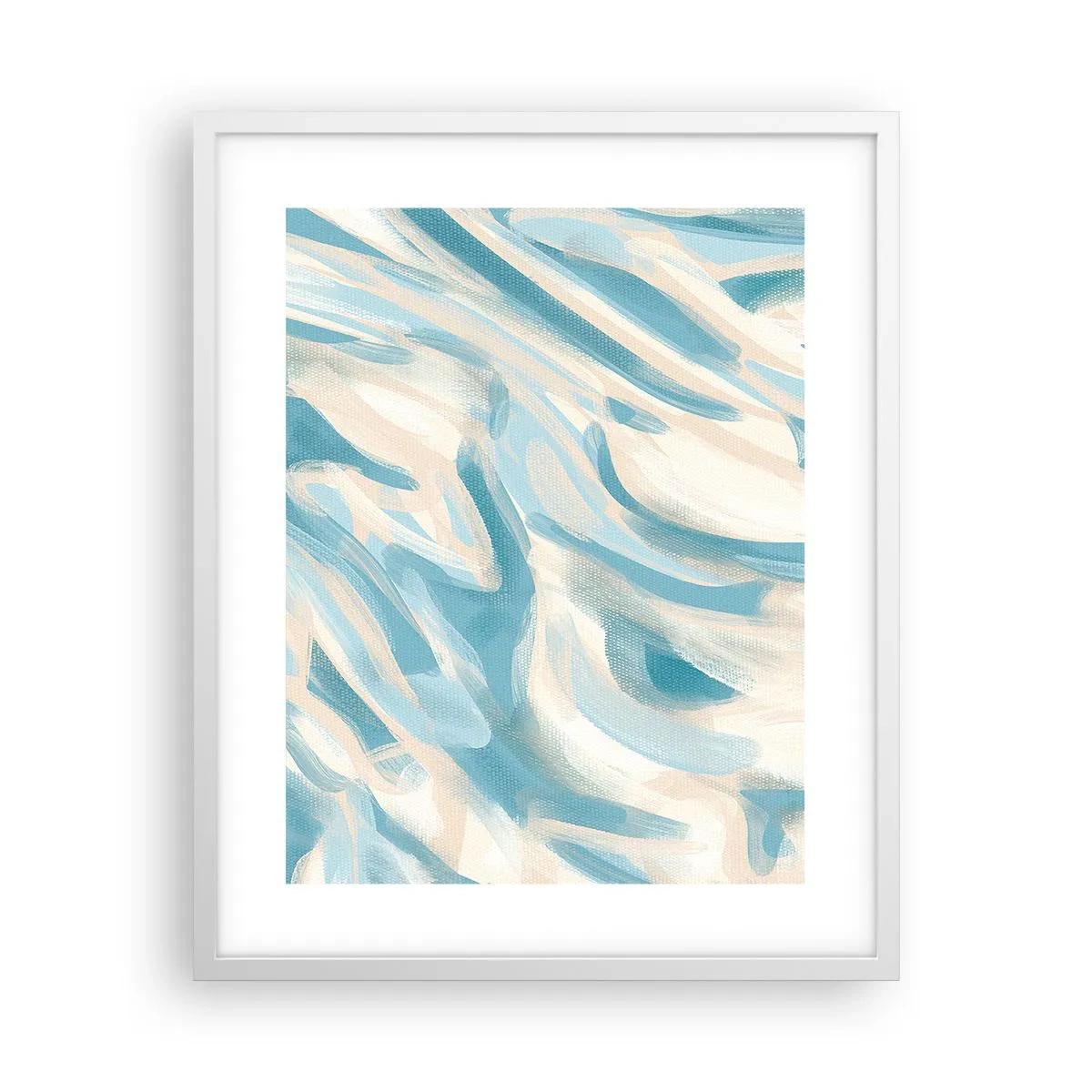 Pôster em moldura branca - Brisas de primavera - 40x50 cm