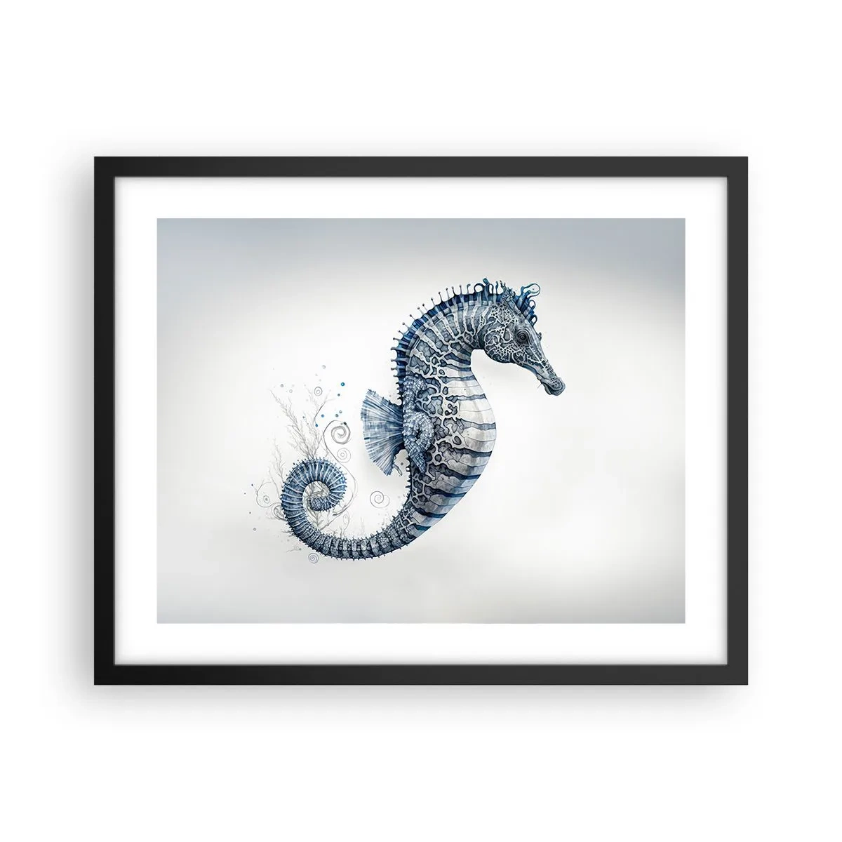 Pôster com moldura preta - Uma piada sutil da natureza - 50x40 cm