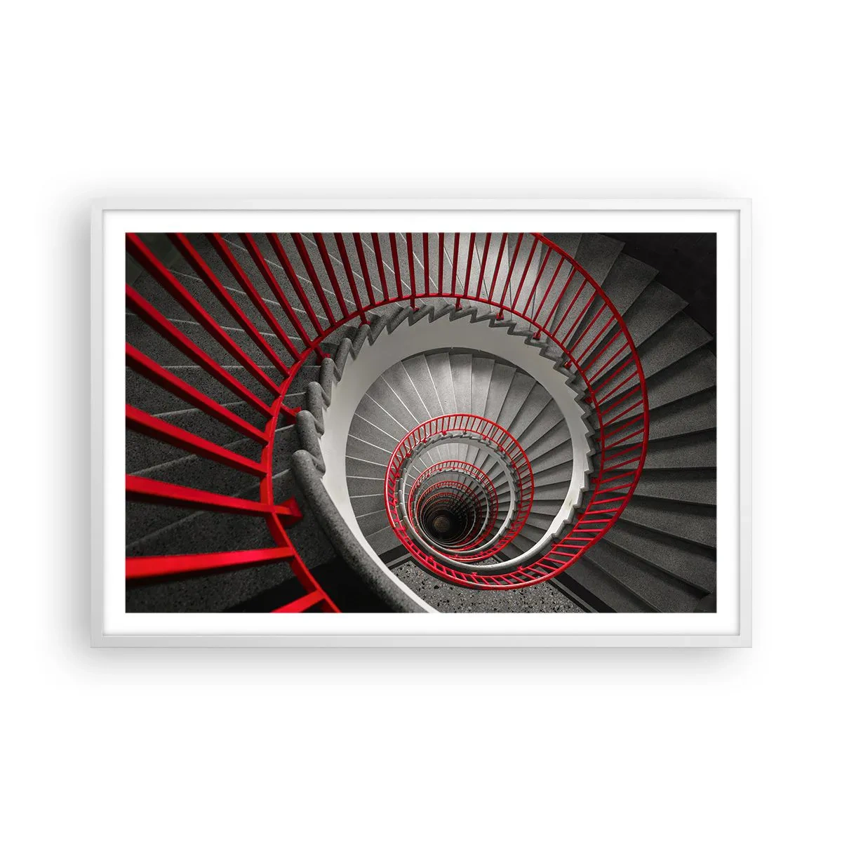 Pôster em moldura branca - Diversão de arquitetura - 91x61 cm