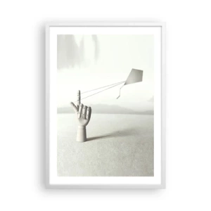 Pôster em moldura branca - Prova de força - 50x70 cm