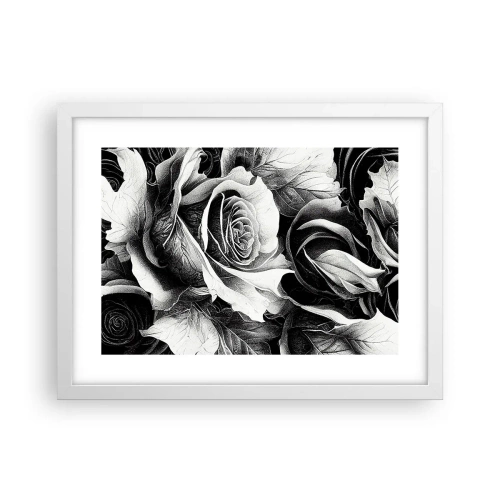 Pôster em moldura branca - Sempre uma rainha - 40x30 cm