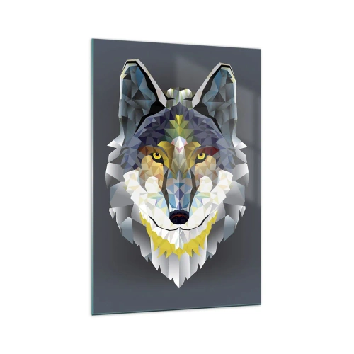 Quadro em vidro - Quem não quer ser lobo, não lhe veste a pele - 70x100 cm