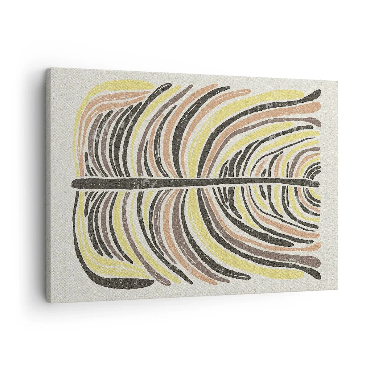 Quadro em tela - Abstração cheia de vida - 70x50 cm