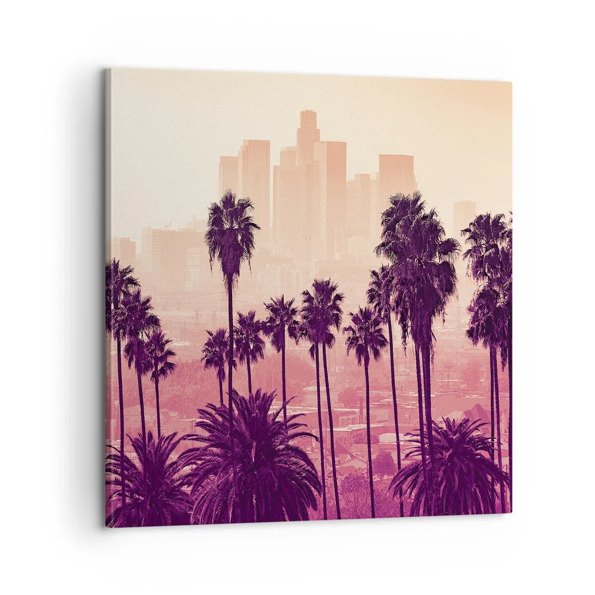 Quadro em tela - Paisagem californiana - 60x60 cm