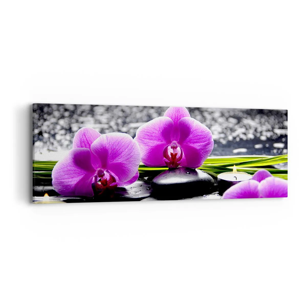 Quadro em tela - Afogar-se na paz e sossego - 90x30 cm