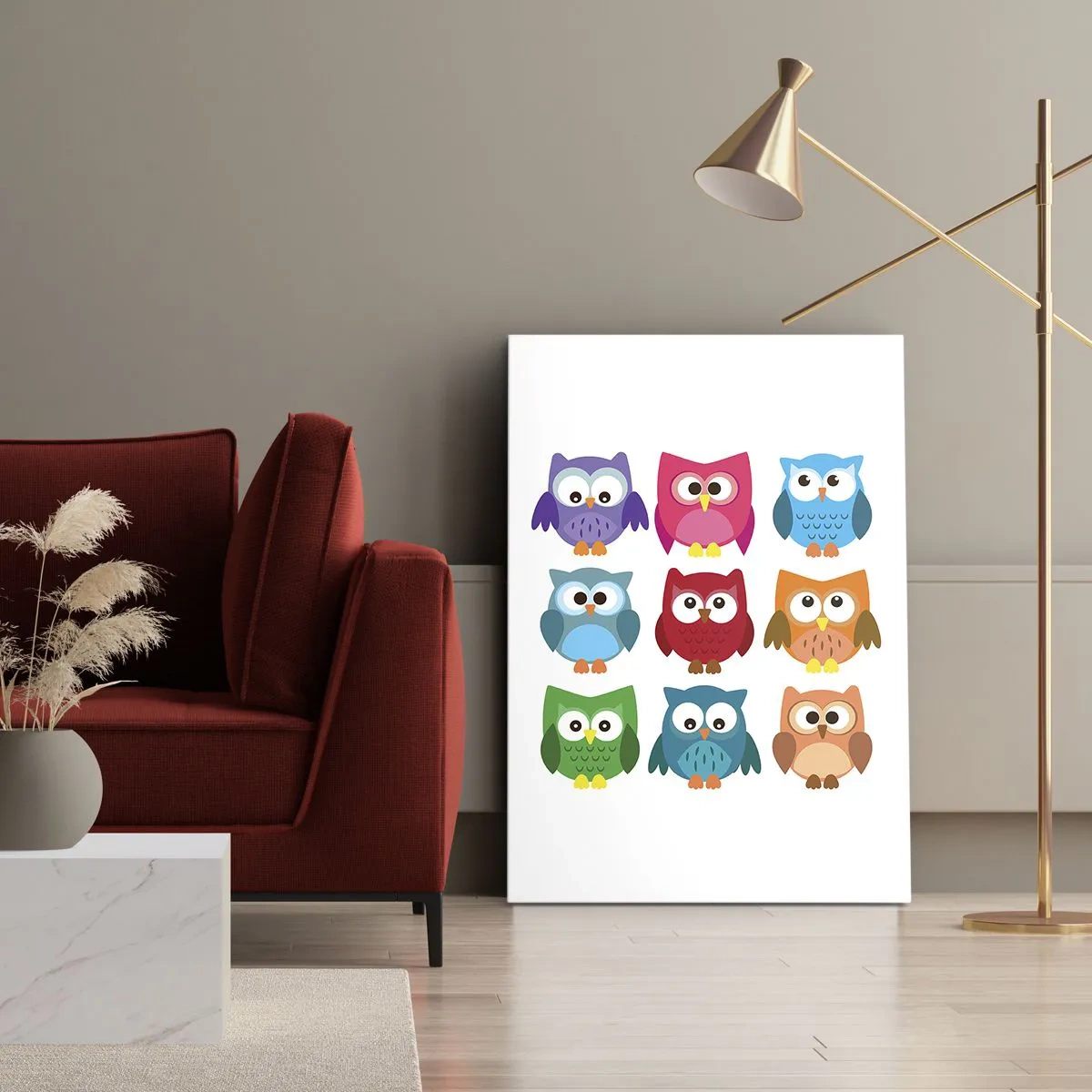 Quadro em tela - As diferenças podem ser divertidas - 65x120 cm