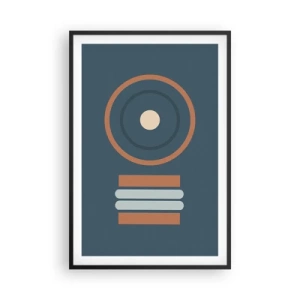 Pôster com moldura preta - A essência da questão - 61x91 cm