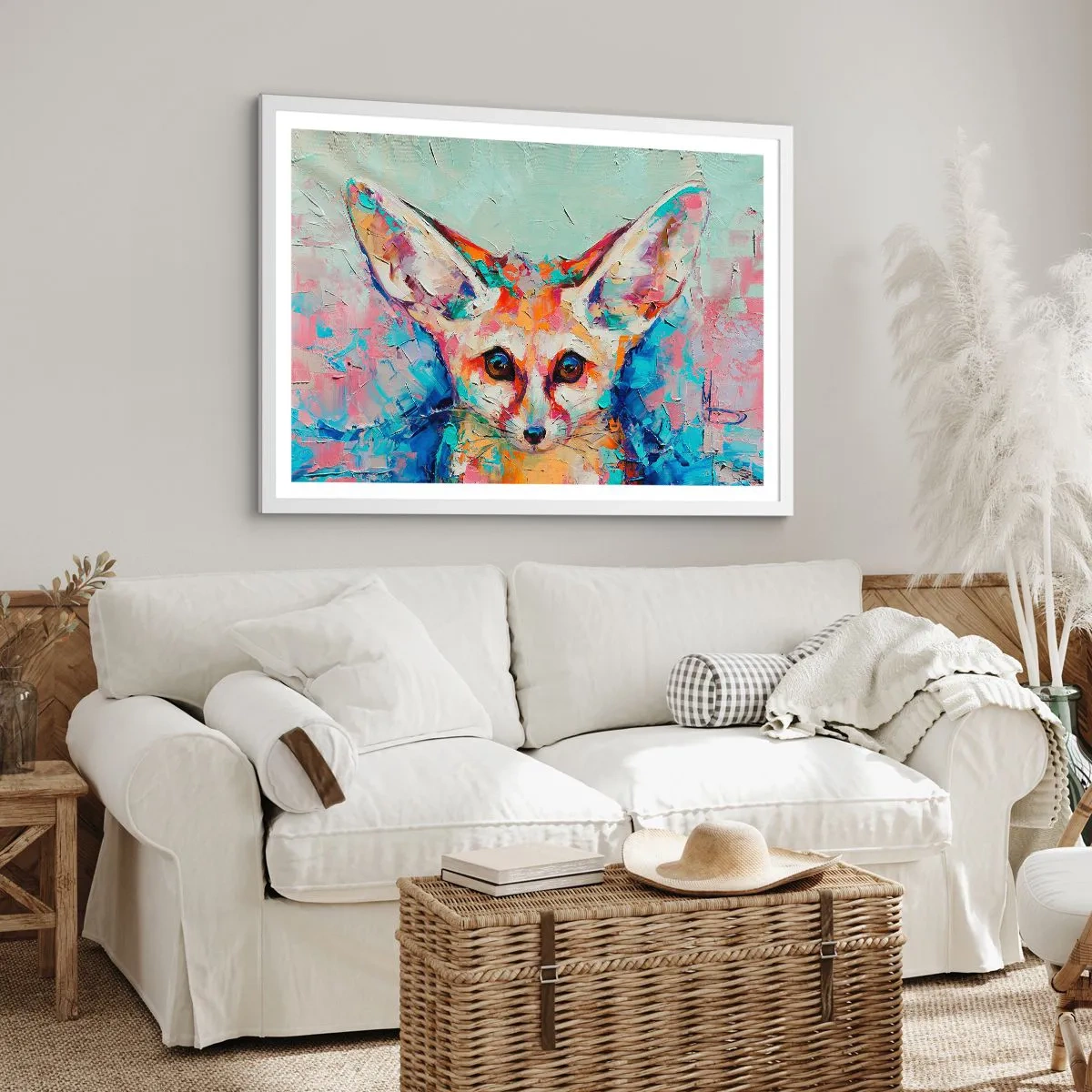 Pôster em moldura branca - Estão prontos para mim? - 91x61 cm