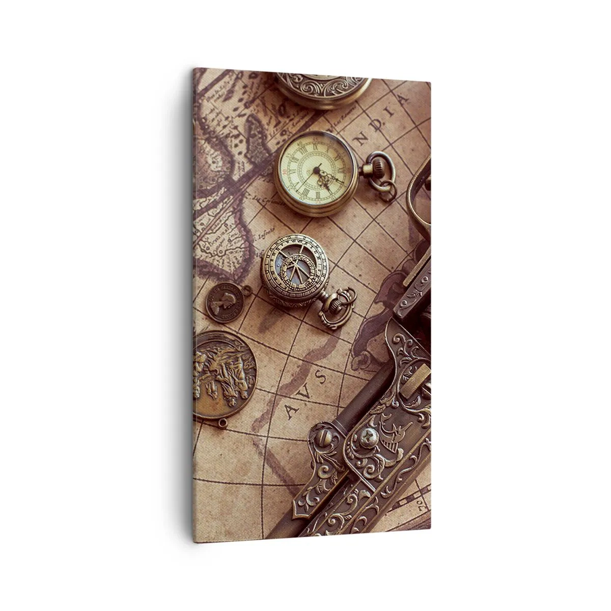 Quadro em tela - A aventura nos chama - 45x80 cm