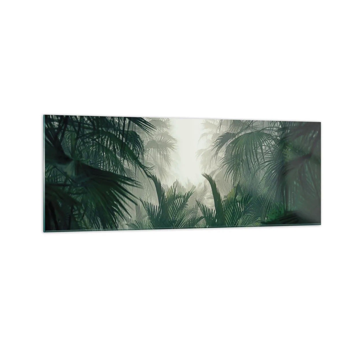 Quadro em vidro - Mistério tropical - 140x50 cm