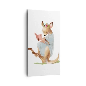 Quadro em tela - Leia para mim, mamãe - 55x100 cm