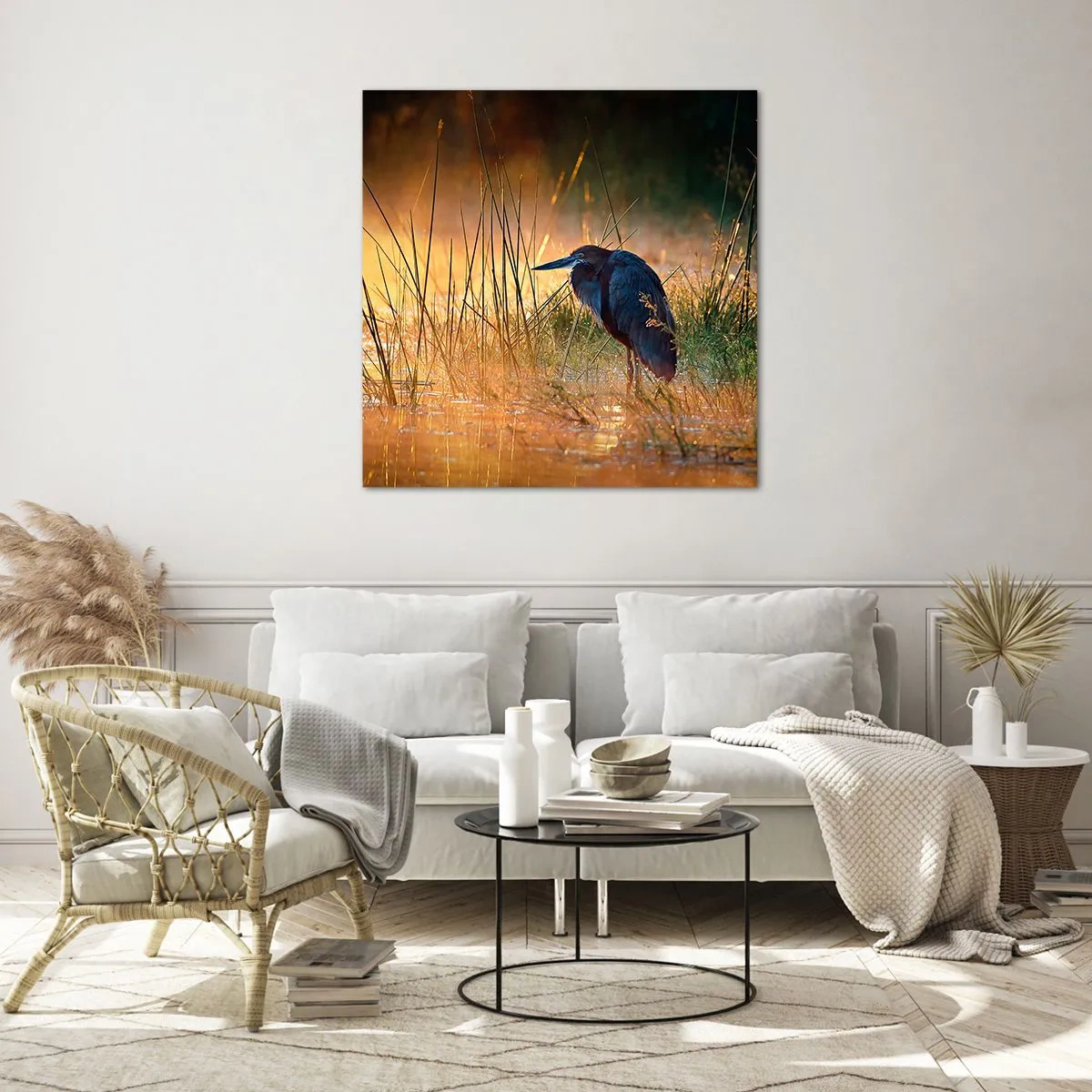 Quadro em vidro - Já chega de fotos - 40x40 cm