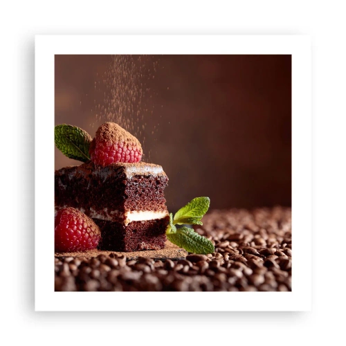 Pôster - A vida é doce - 50x50 cm