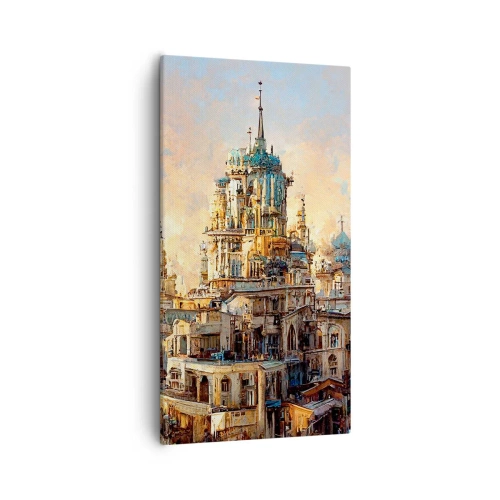 Quadro em tela - Cidade das cidades - 55x100 cm