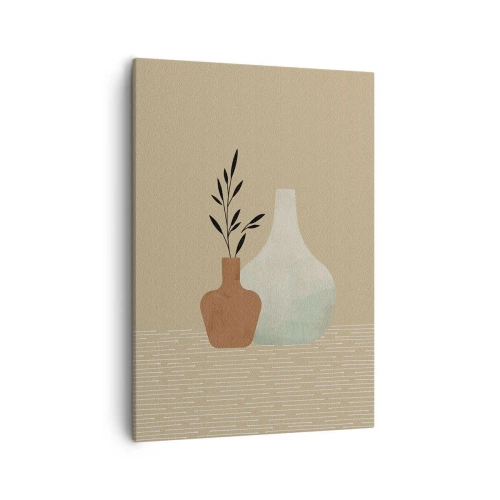 Quadro em tela - O vaso e sua ideia - 50x70 cm