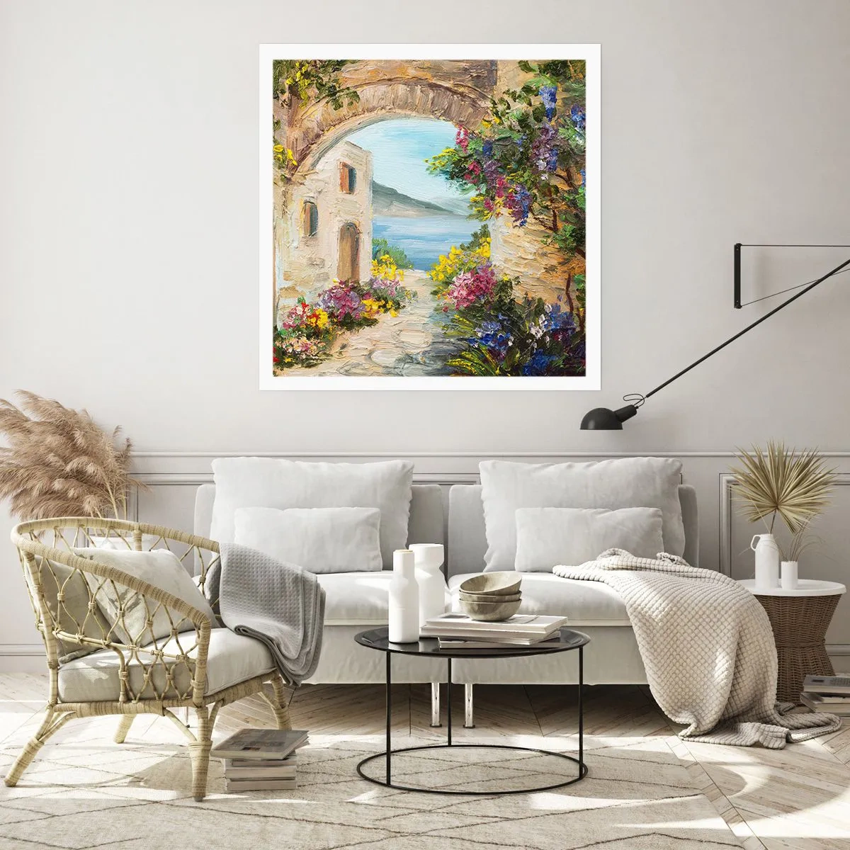 Pôster - O encanto da província costeira - 50x50 cm
