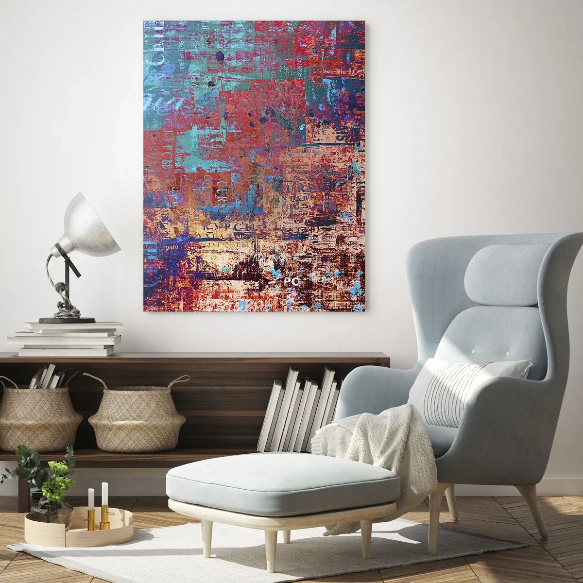 Quadro em vidro - Memória e esquecimento - 50x70 cm