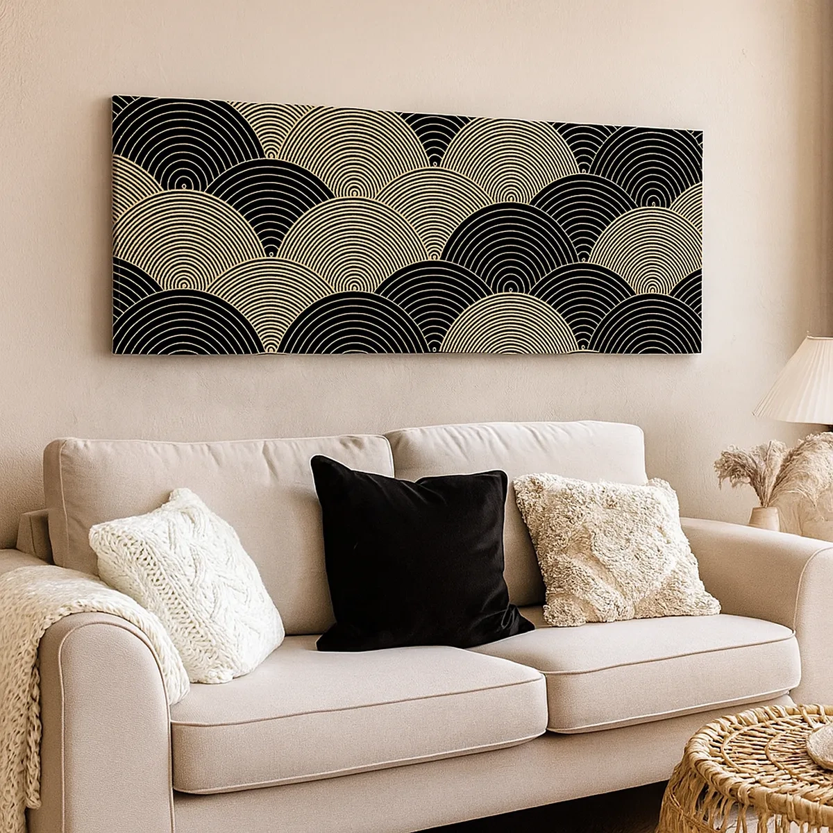 Quadro em tela - Unidade na multiplicidade - 30x30 cm