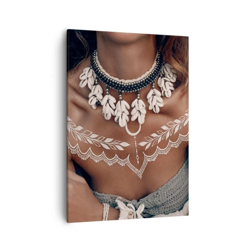 Quadro em tela - Talismãs, rituais de feminilidade - 50x70 cm