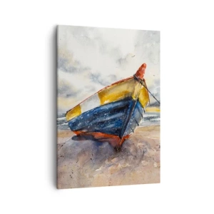Quadro em tela - Descanse na costa - 50x70 cm