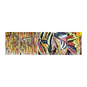 Amostra de Papel de Parede Standard Eco - Então você também... - Abstração, Costelas, Pedaço - 100x30 cm