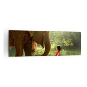 Quadro em tela - O poder da amizade - 160x50 cm