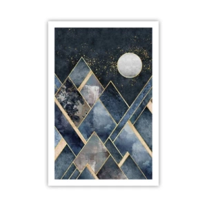 Pôster - Paisagem geométrica - 61x91 cm