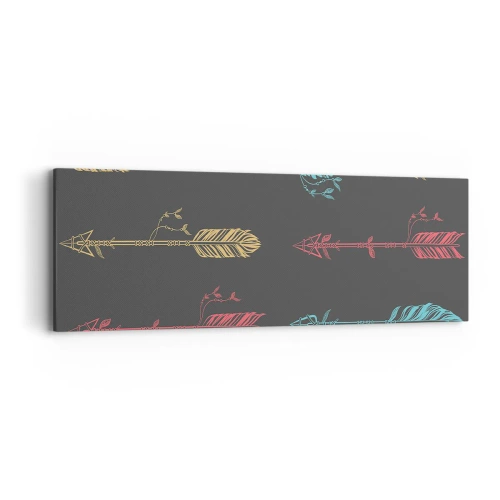 Quadro em tela - Em ordem - 90x30 cm