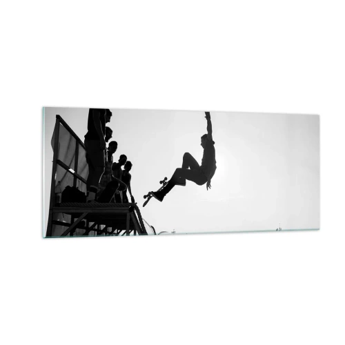 Quadro em vidro - Protagonistas e espectadores - 100x40 cm