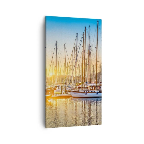 Quadro em tela - O vento também deve dormir - 45x80 cm