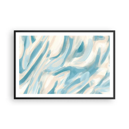 Pôster com moldura preta - Brisas de primavera - 91x61 cm