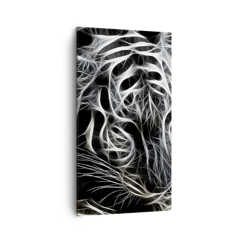 Quadro em tela - Um estudo da leveza do gato - 45x80 cm