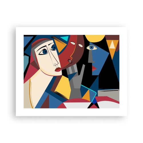 Pôster - Uma conversa entre cubistas - 50x40 cm