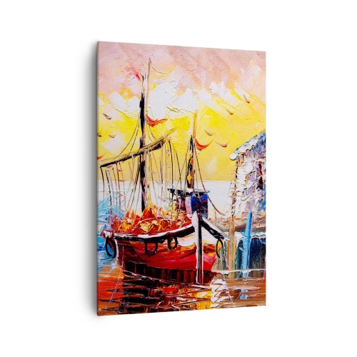 Quadro em tela - Feliz retorno - 70x100 cm