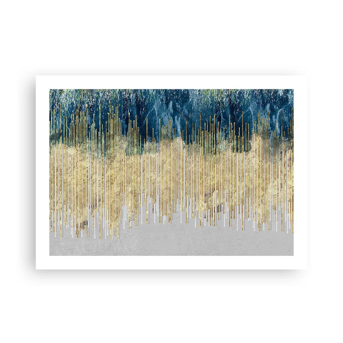 Pôster - Borda dourada - 70x50 cm