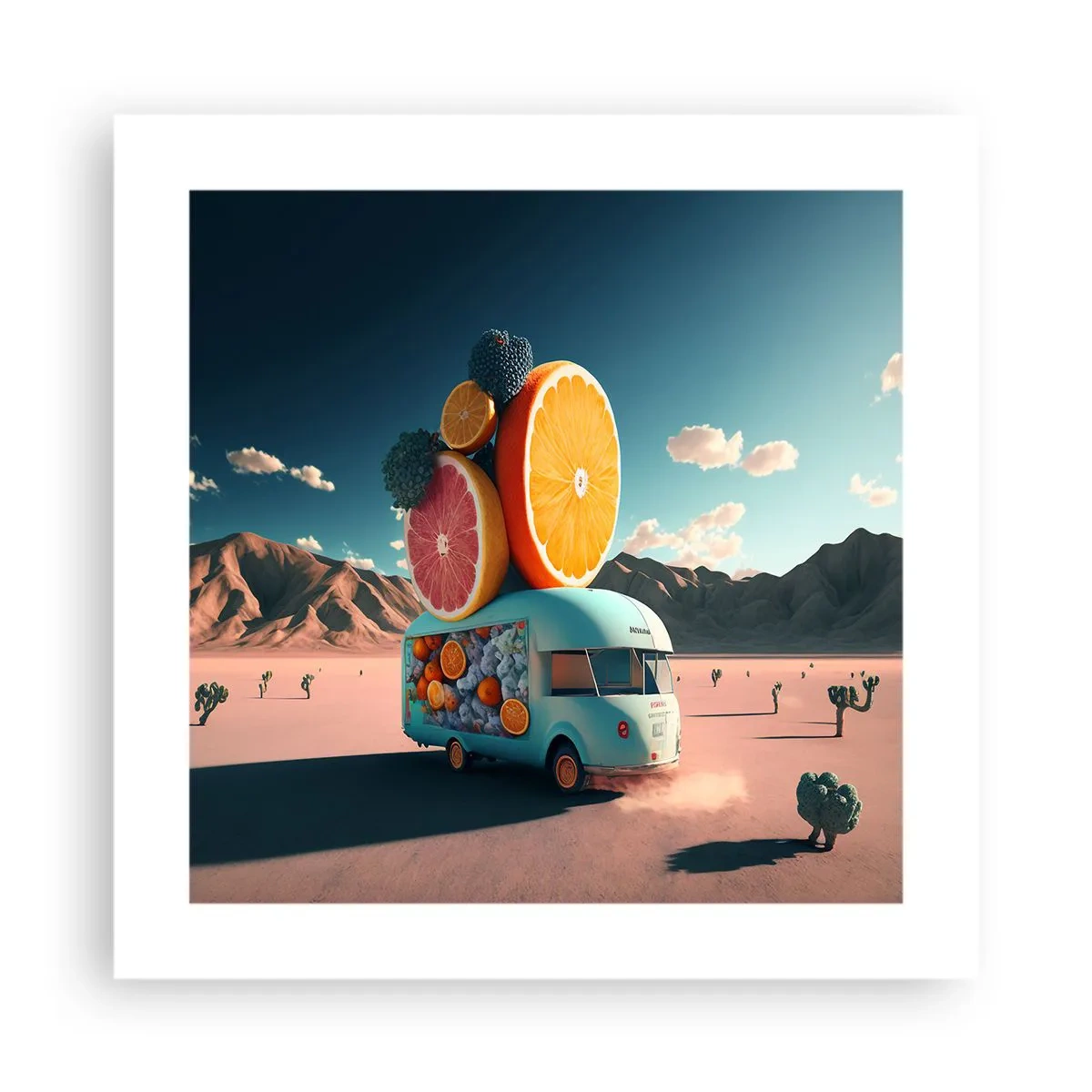 Pôster - O sabor das férias - 40x40 cm