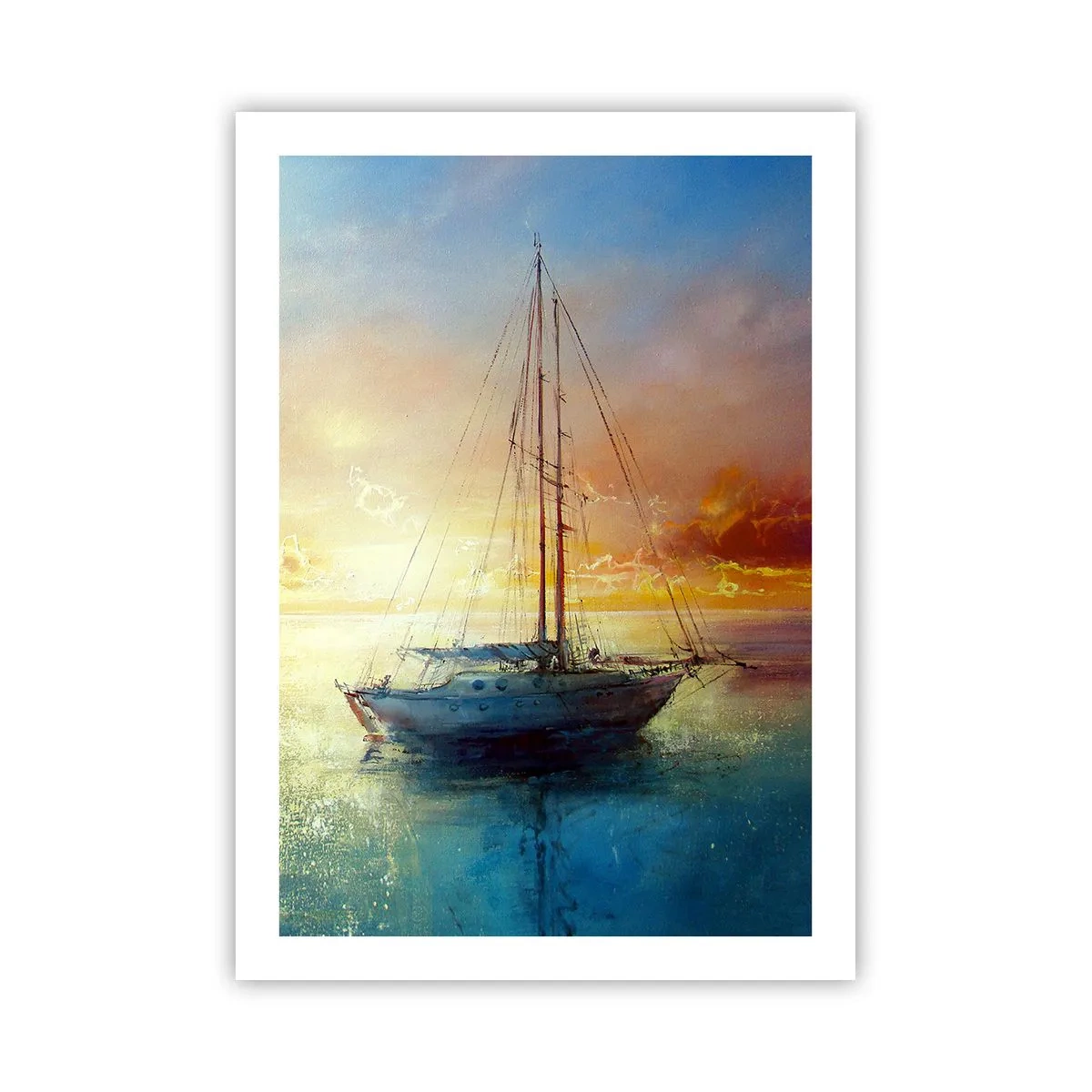 Pôster - Na baía dourada - 50x70 cm